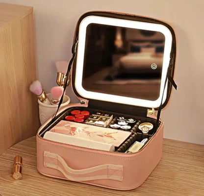 Sac Maquillage  avec Miroir éclairé