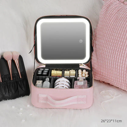 Sac Maquillage  avec Miroir éclairé