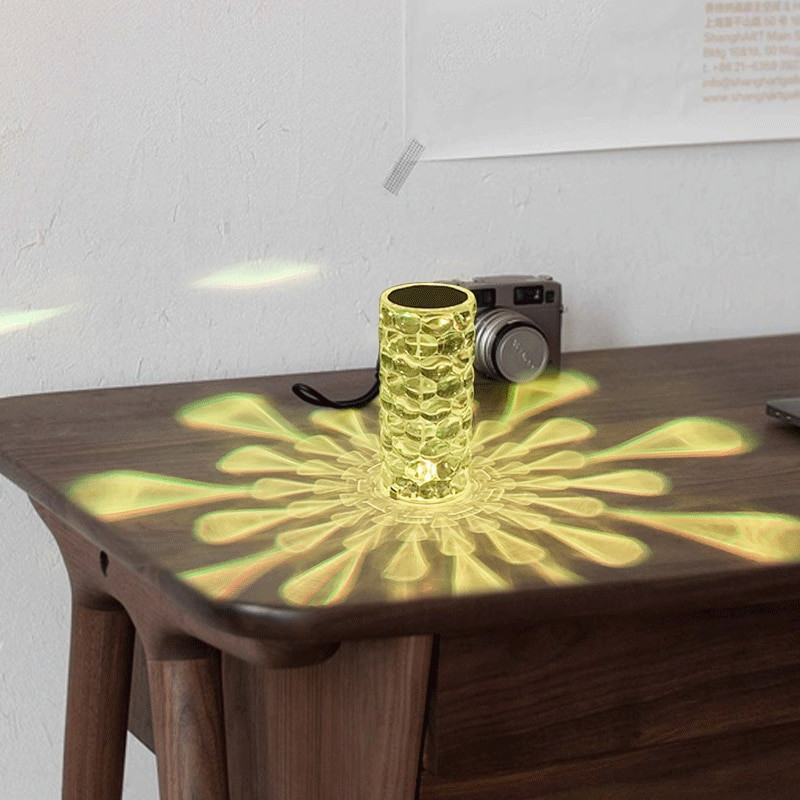 Lampe de Chevet en Cristal