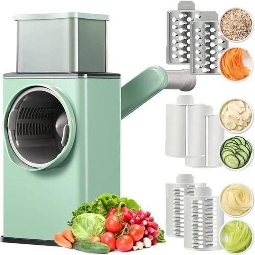 Râpe & Coupe-Légumes Multifonction Rotatif