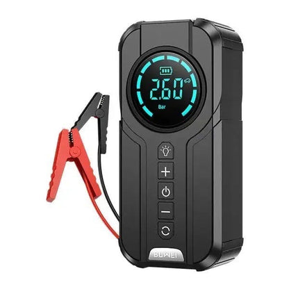 Booster de Voiture 3-en-1 – 3000A + Compresseur + Power Bank