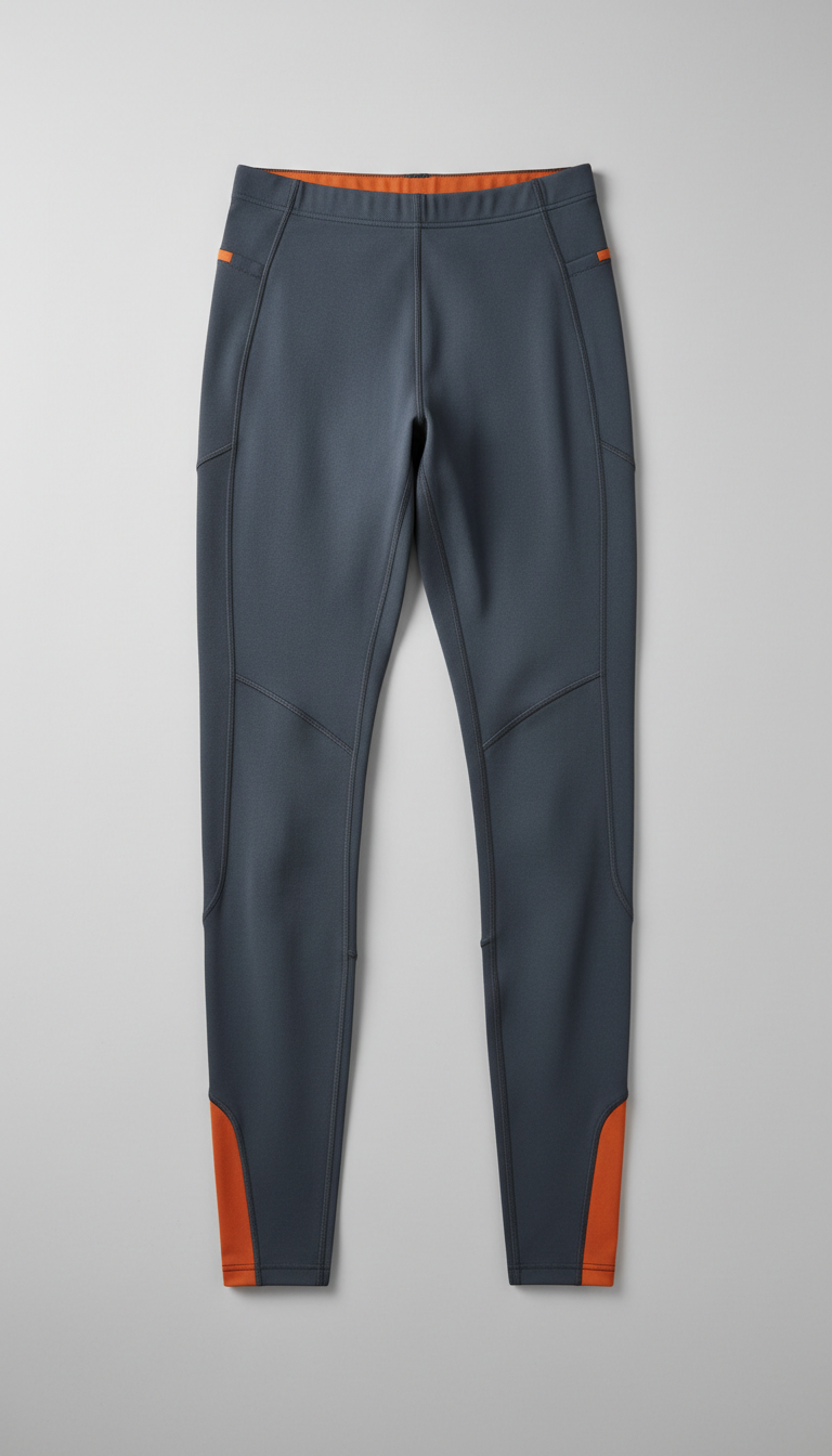Charcoal Slate Compression Leggings