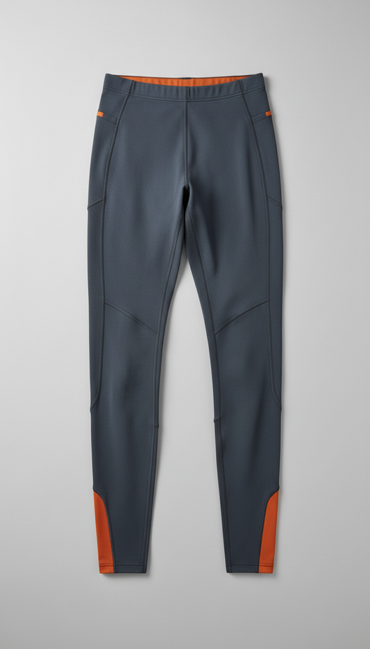 Charcoal Slate Compression Leggings