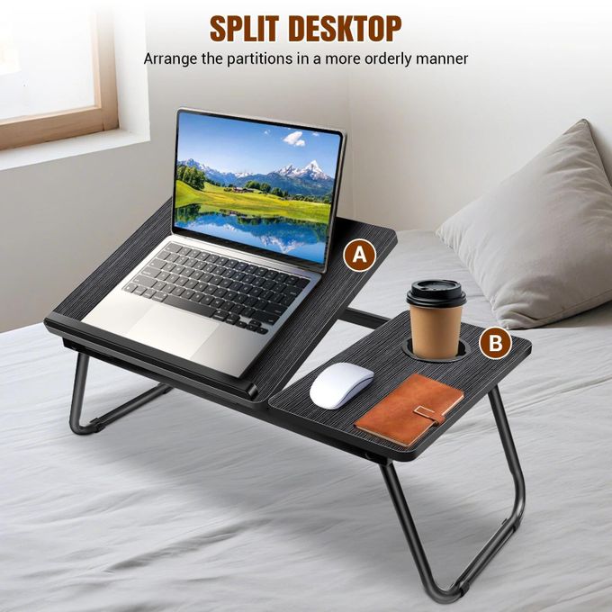 Table de Lit Pliante à Double Plateau