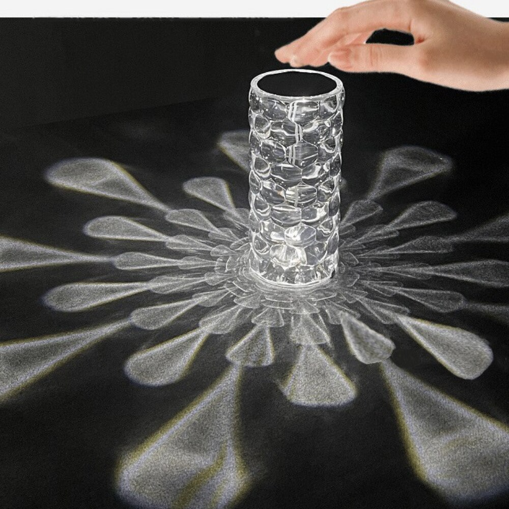 Lampe de Chevet en Cristal
