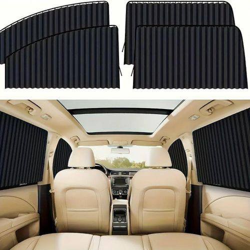 PACK 4 Rideau Plissé pour Voiture