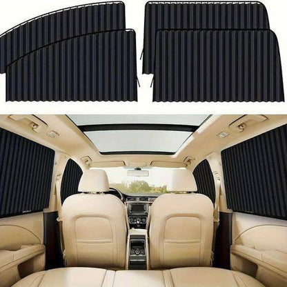 PACK 4 Rideau Plissé pour Voiture