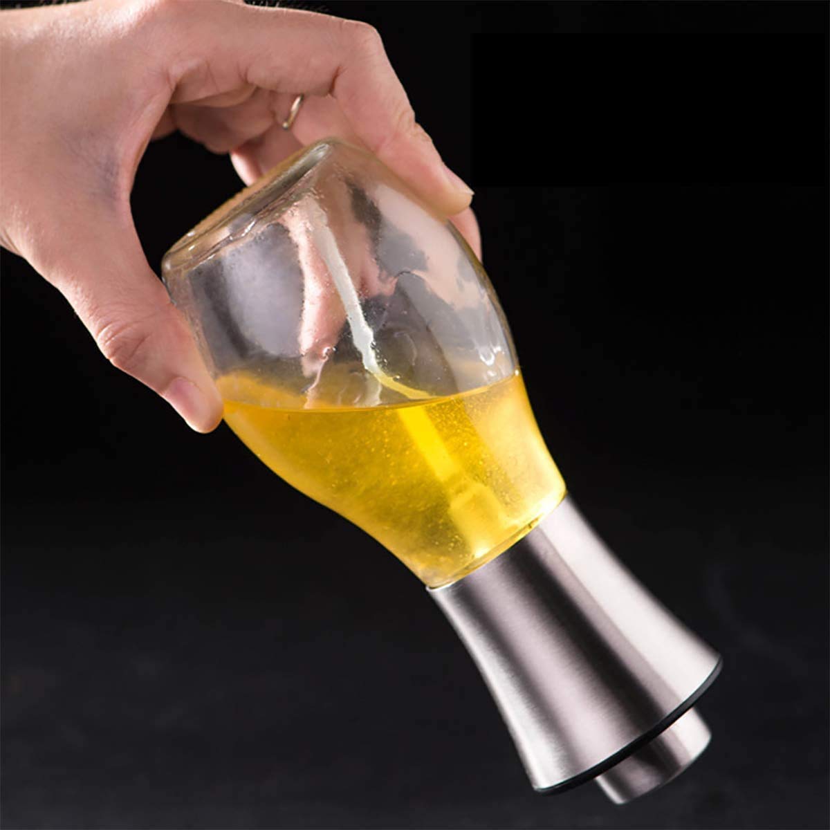 3 Pulvérisateur d’huile en verre de 200 ml