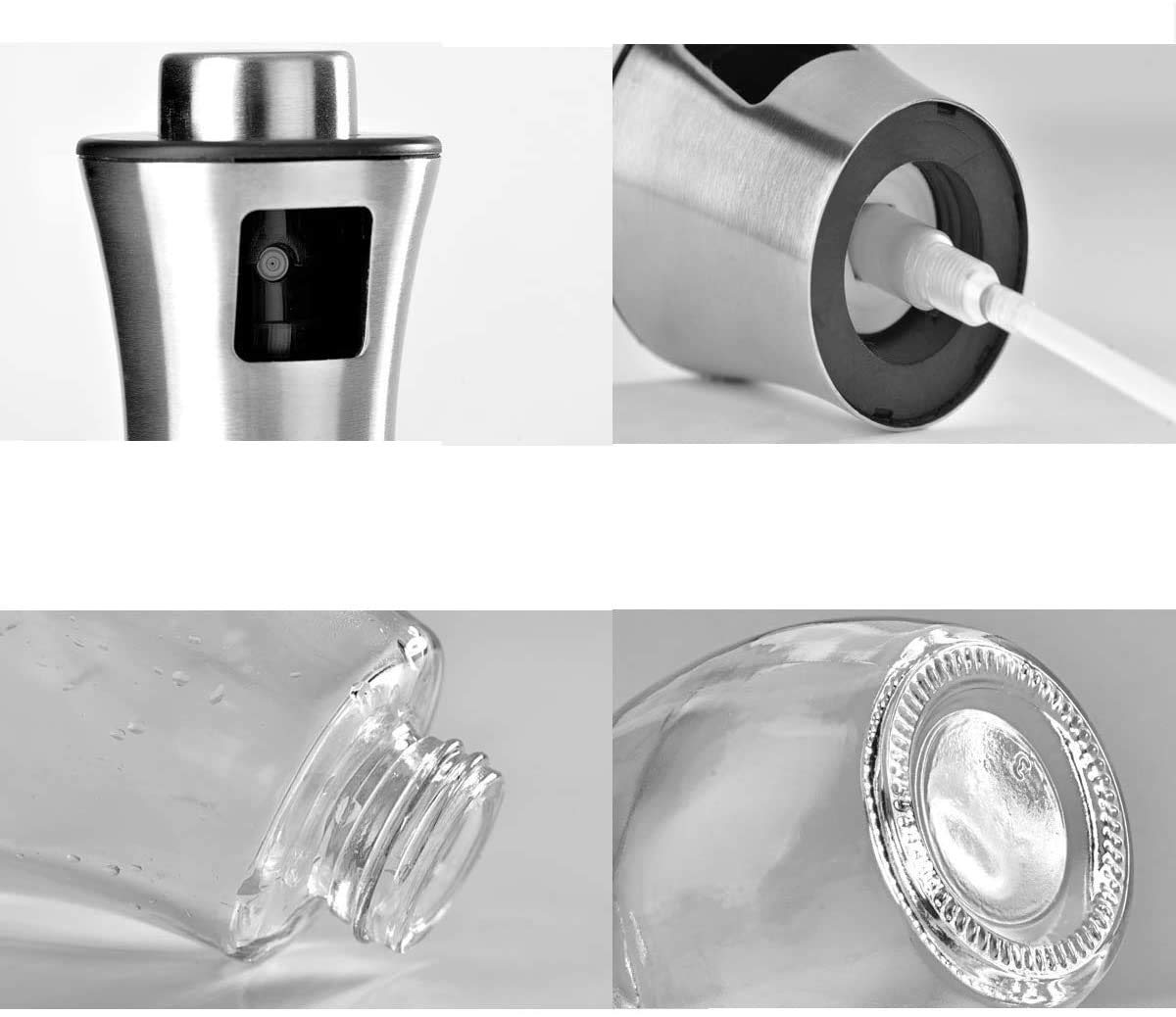3 Pulvérisateur d’huile en verre de 200 ml