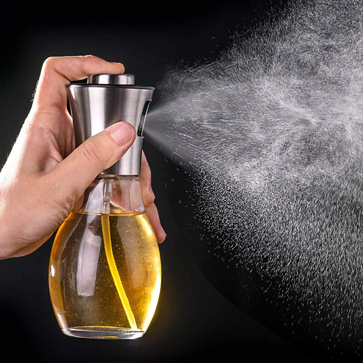 3 Pulvérisateur d’huile en verre de 200 ml