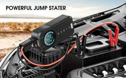 Booster de Voiture 3-en-1 – 3000A + Compresseur + Power Bank
