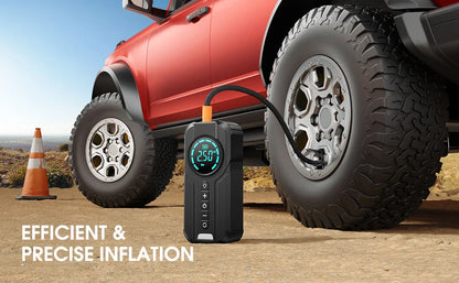 Booster de Voiture 3-en-1 – 3000A + Compresseur + Power Bank