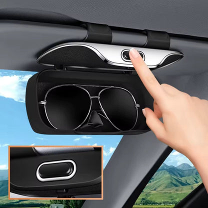 Boîtier à Lunettes pour Voiture – Fixation Stable & Ouverture à Une Main