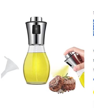 3 Pulvérisateur d’huile en verre de 200 ml