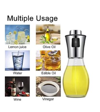 3 Pulvérisateur d’huile en verre de 200 ml