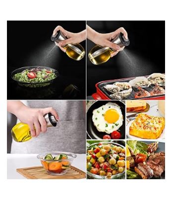 3 Pulvérisateur d’huile en verre de 200 ml
