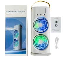 Ventilateur Humidificateur Double Tête avec Télécommande