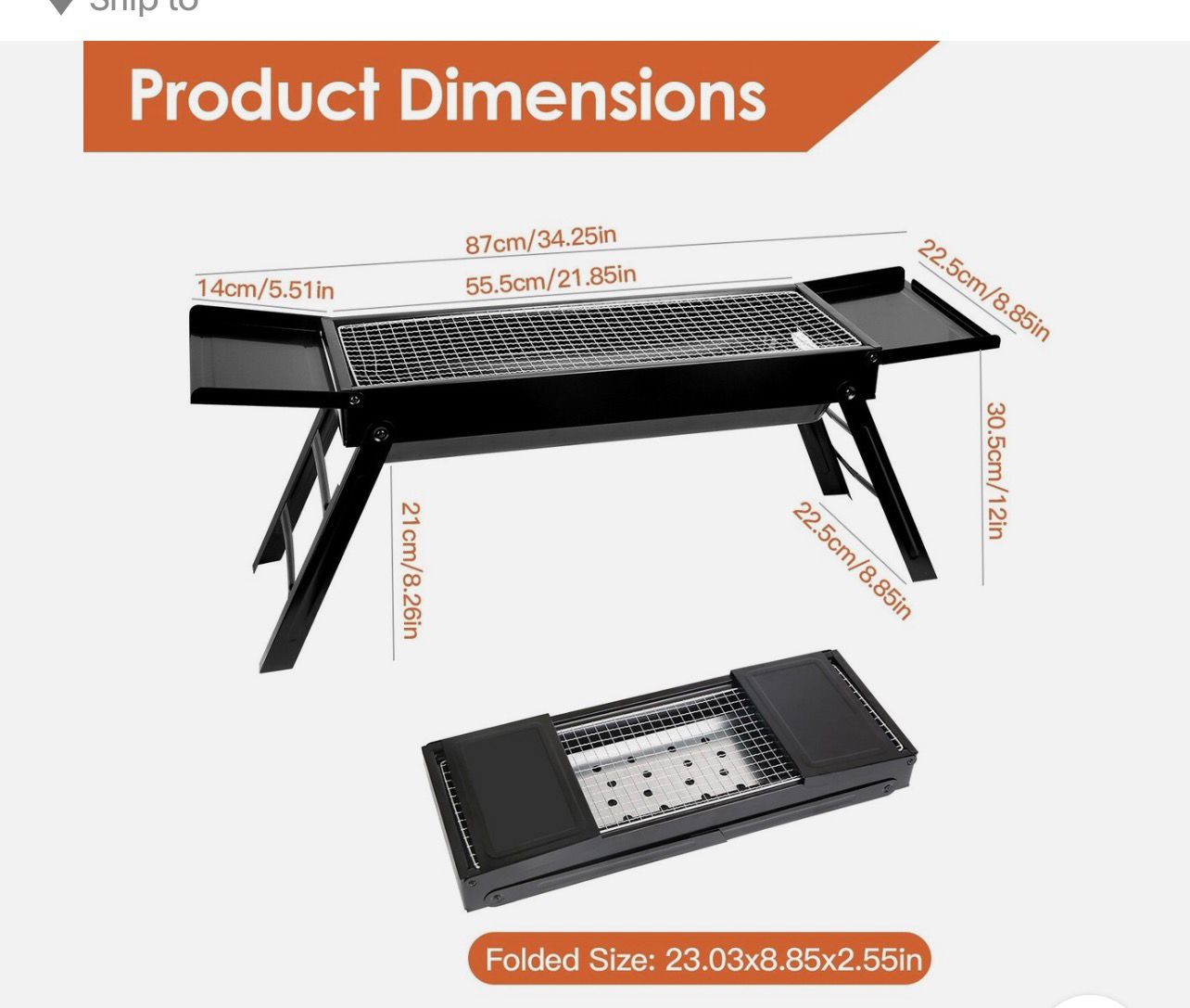 Barbecue Portable Pliable