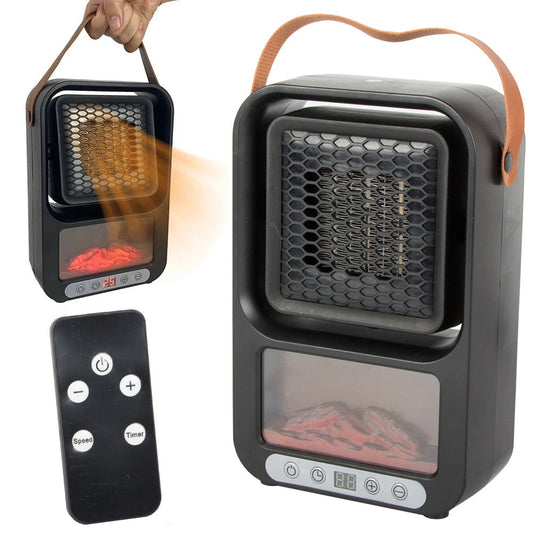 Chauffage électrique portable avec télécommande