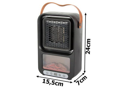 Chauffage électrique portable avec télécommande