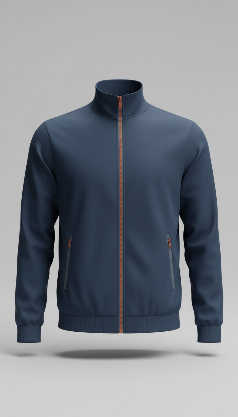 Steel Blue Track Jacket
