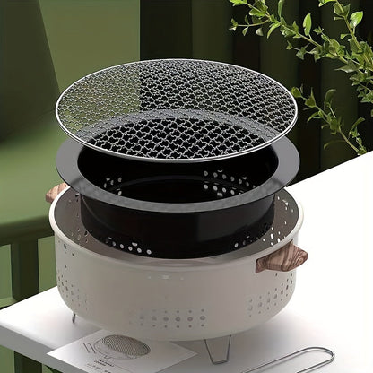 Barbecue coréen portable d'extérieur – Compact et élégant