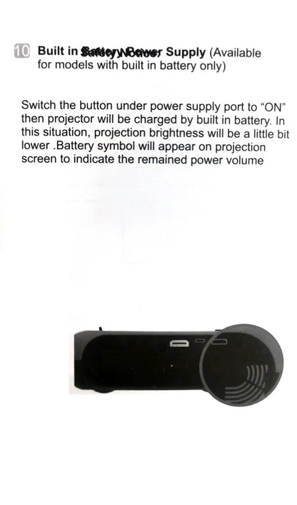 Mini projecteur Portable