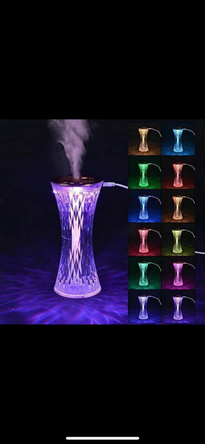 Humidificateur de bureau avec escales colorées