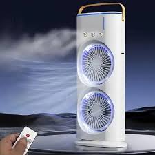 Ventilateur Humidificateur Double Tête avec Télécommande