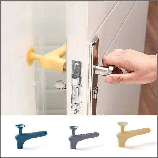 3 Protections En Silicone Pour Poignées De Porte